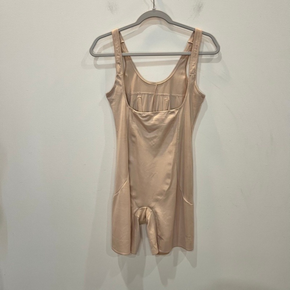 Miraclesuit Wear Your Own Bra Extra Firm Thigh Slimmer Torsette Bodysuit 2X Nude